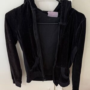 Juicy Couture Black Velour Jacket